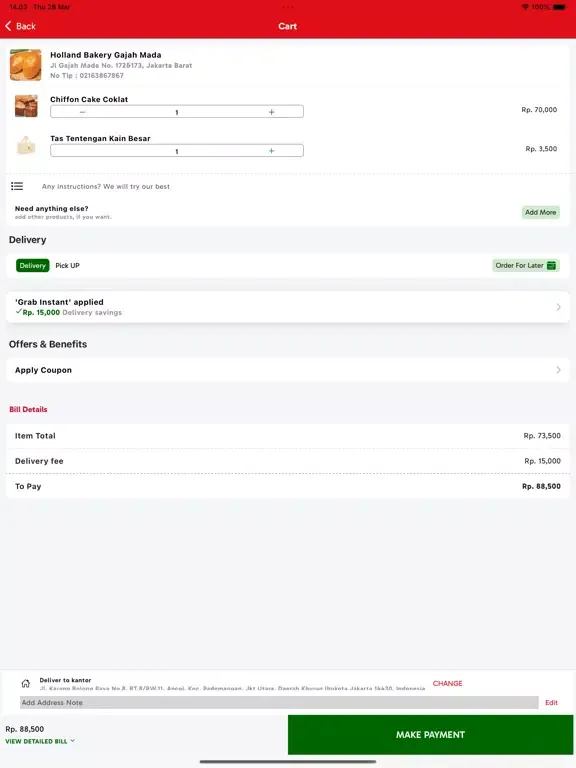 Capturas de pantalla de Holland Bakery - Shop & Reward iPad 