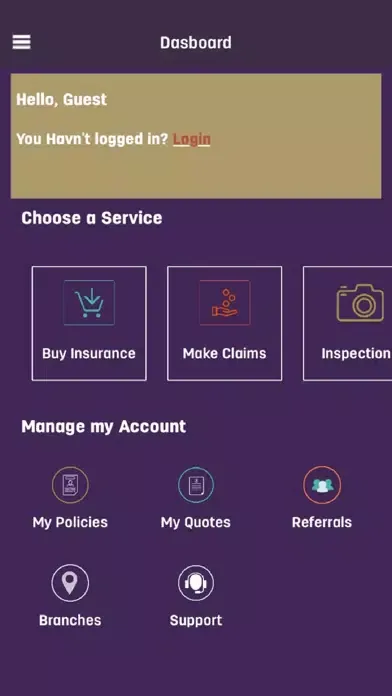 Hollard E-nsurance Ekran Görüntüleri