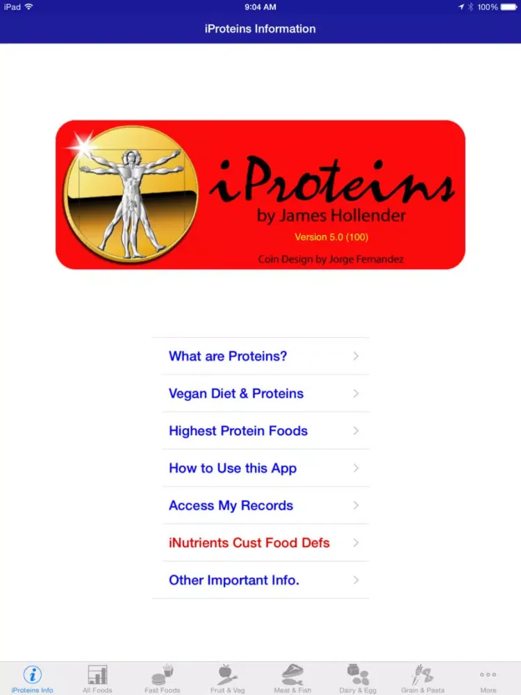 Скриншоты iProteins iPad 