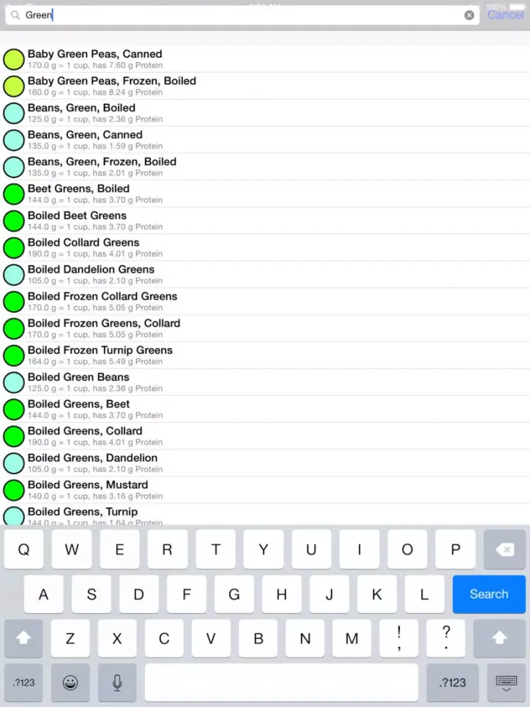 Скриншоты iProteins iPad 