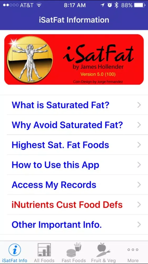 iSatFat Screenshots