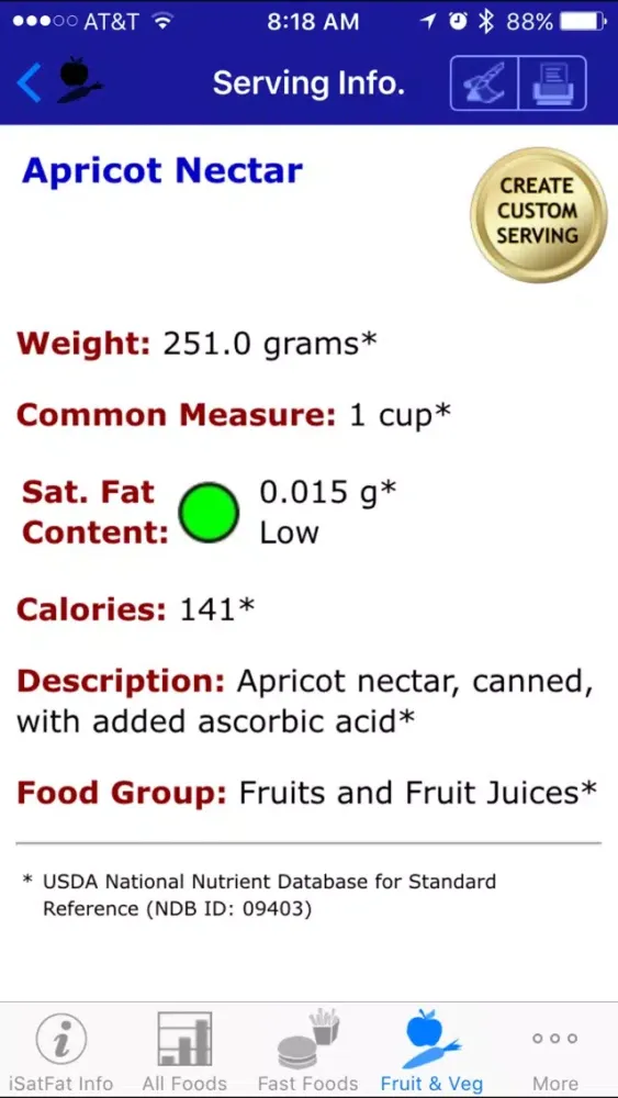 iSatFat Screenshots