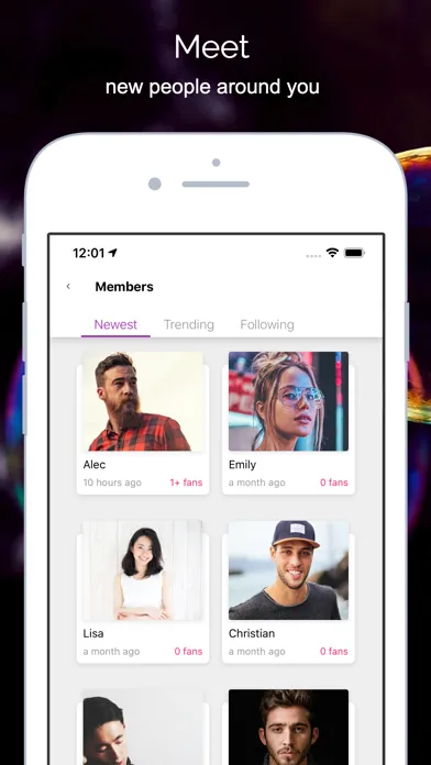 Holler Away: Mingle Around Me应用截图