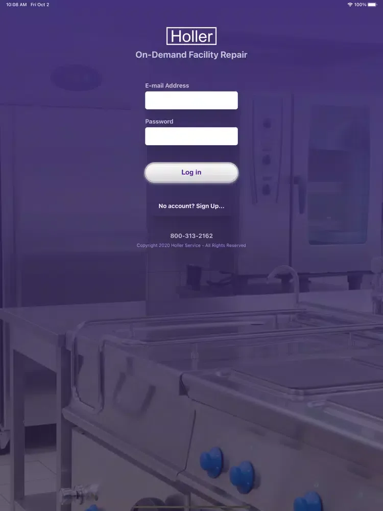Holler Service iPad  Ekran Görüntüleri