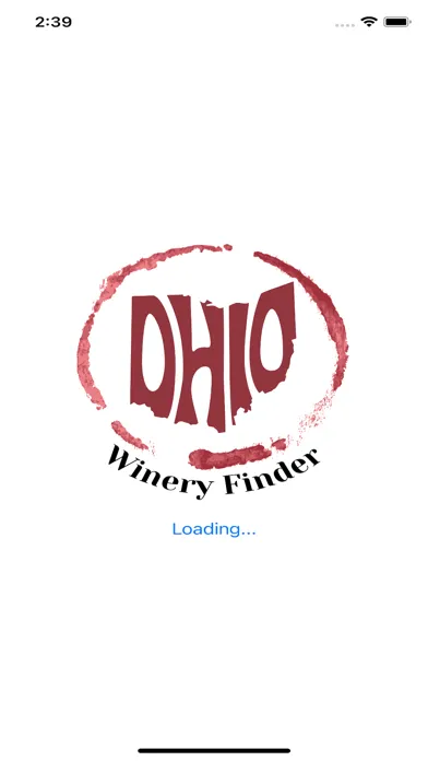 Ảnh chụp màn hình của Ohio Winery Finder