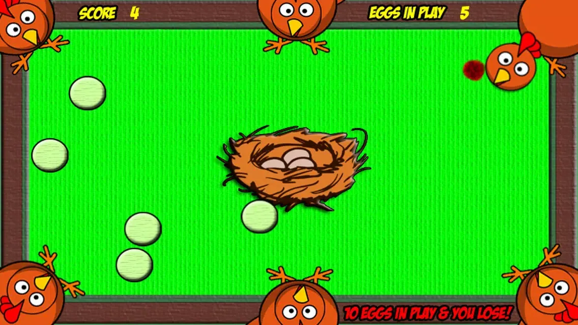 Tangkapan skrin Hungry Chickens