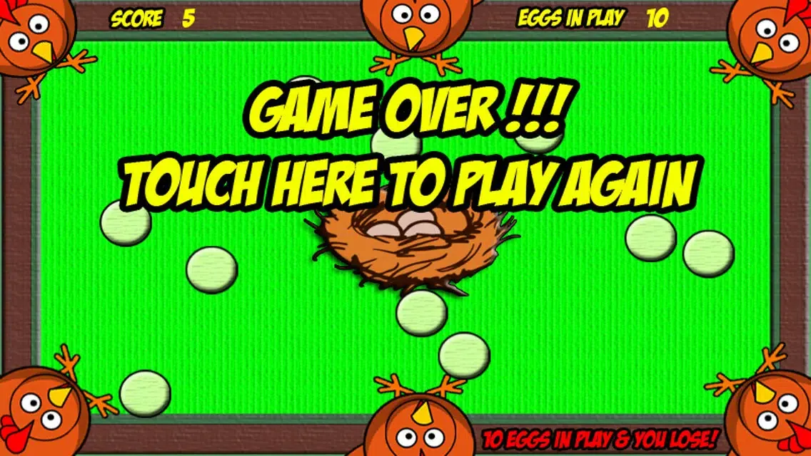 Tangkapan skrin Hungry Chickens