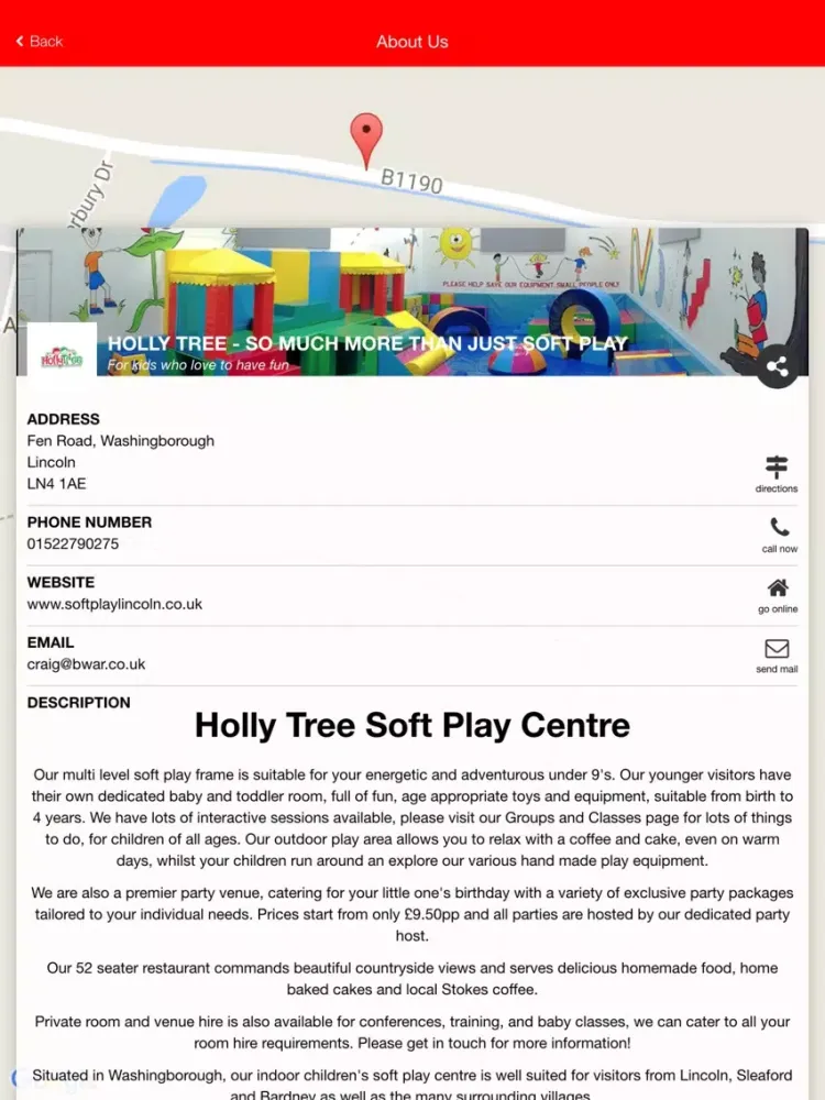 Holly Tree Soft Play iPad  Screenshots