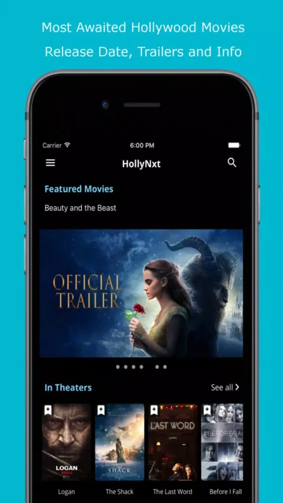 HollyNxt - Upcoming Hollywood Movies应用截图