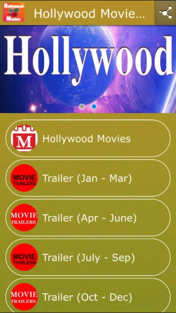ภาพหน้าจอของ Hollywood Movies New