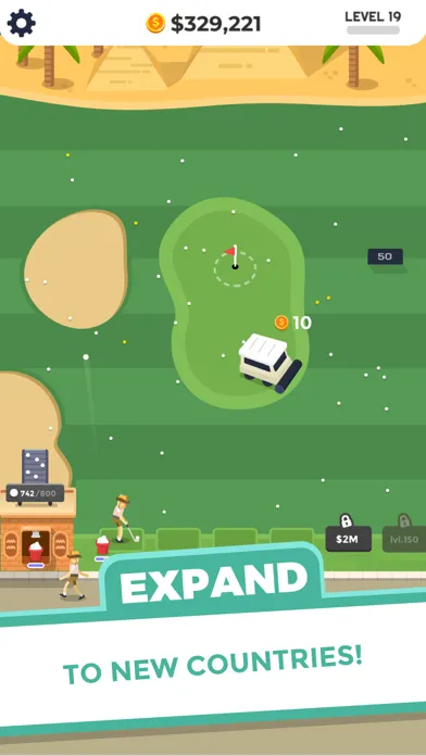 Tangkapan layar Golf Inc. Tycoon