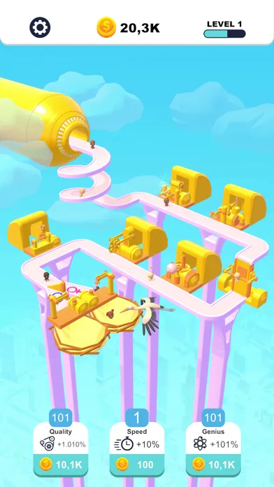 Captures d'écran de Idle Baby Factory