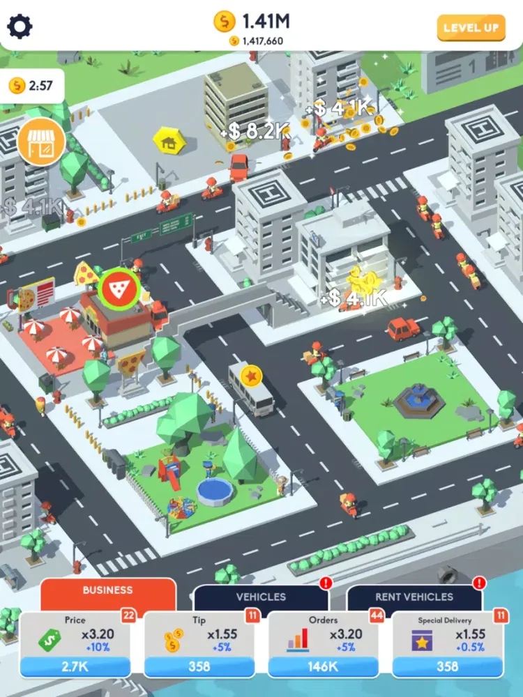 ภาพหน้าจอของ Idle Delivery iPad 