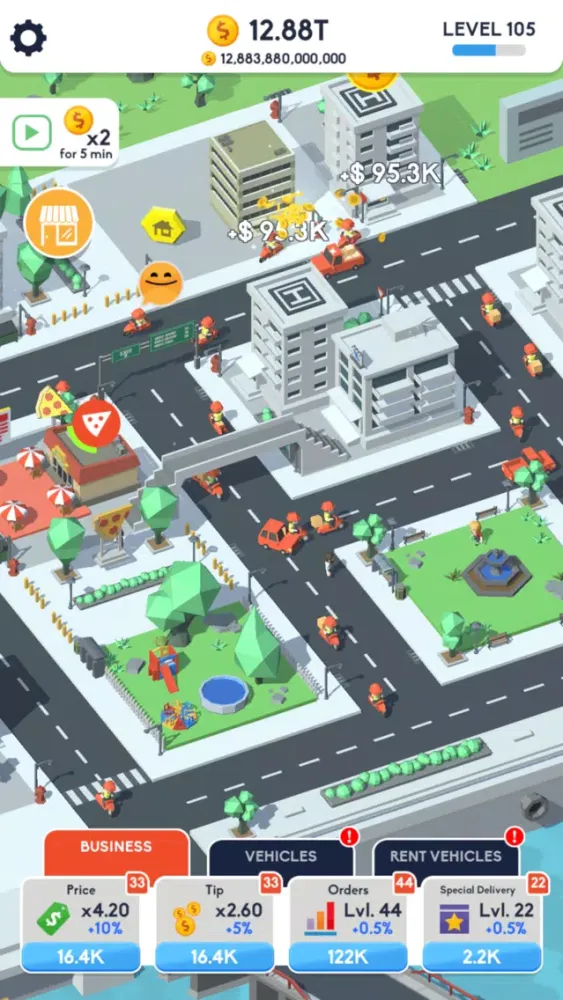 ภาพหน้าจอของ Idle Delivery