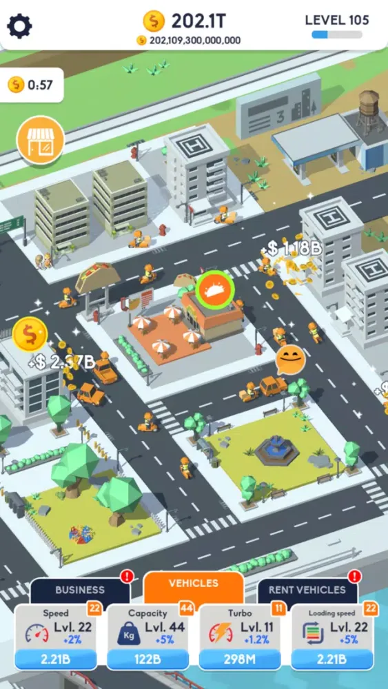 ภาพหน้าจอของ Idle Delivery