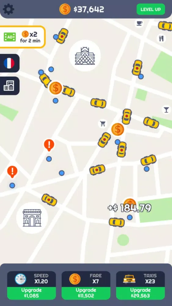 Taxi Idle 2D应用截图