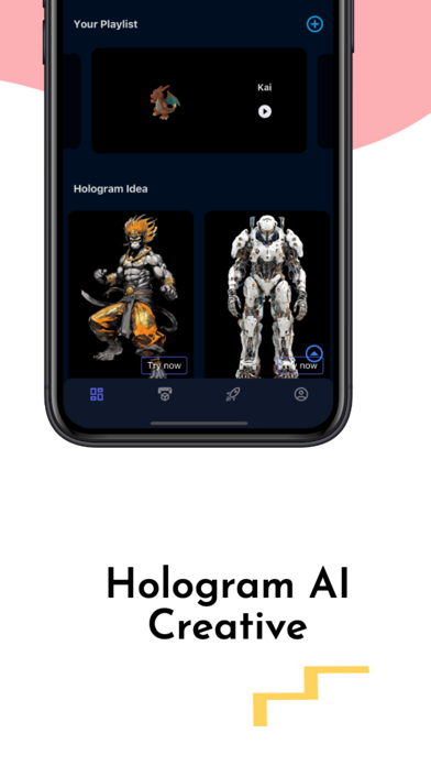 Zrzuty ekranu HoloBox: Hologram 3D AI