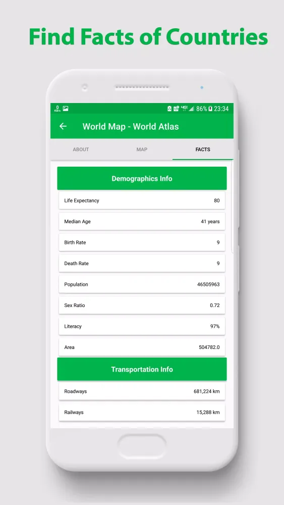 World Map - World Atlas Screenshots