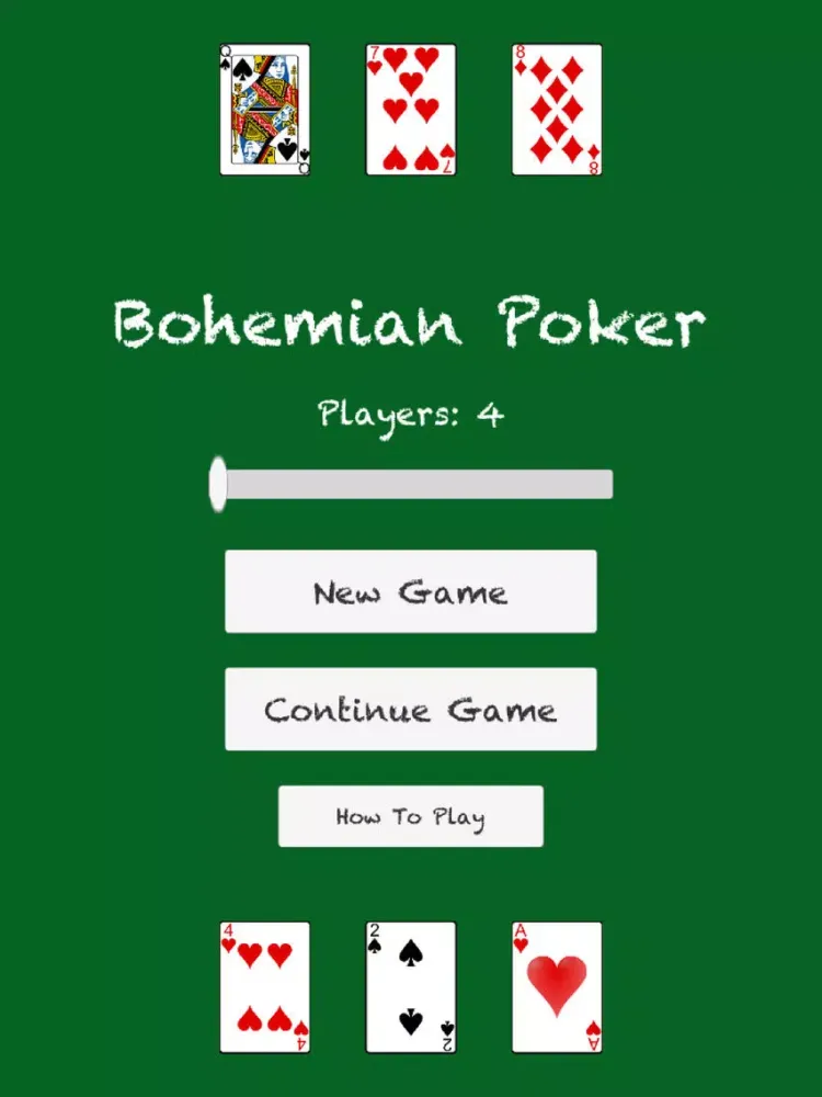 Bohemian Poker iPad  스크린샷