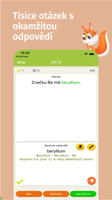 Chemie názvosloví a testy スクリーンショット