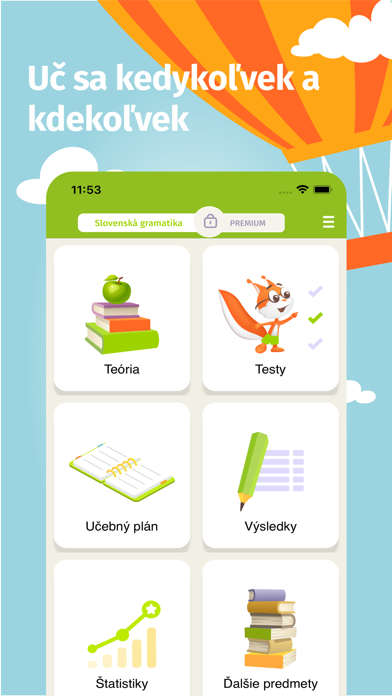 Tangkapan layar Slovenská gramatika