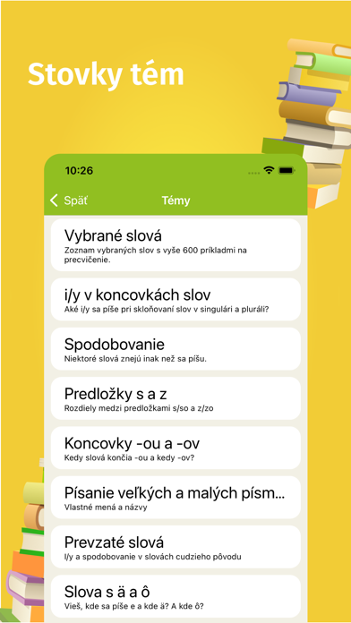 Tangkapan layar Slovenská gramatika