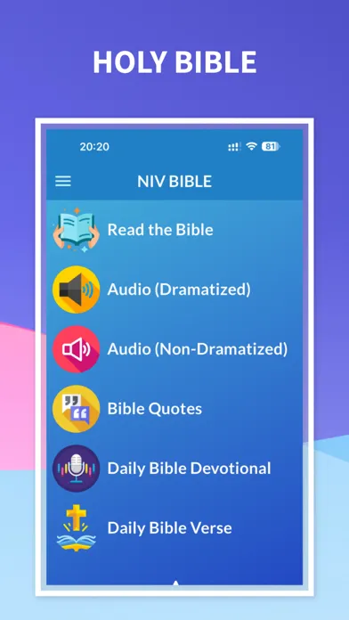Holy Bible NIV - Audio & Verse স্ক্রিনশট
