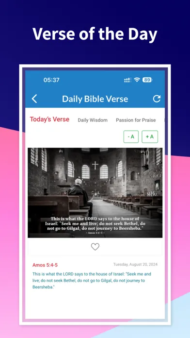 Holy Bible NIV - Audio & Verse স্ক্রিনশট