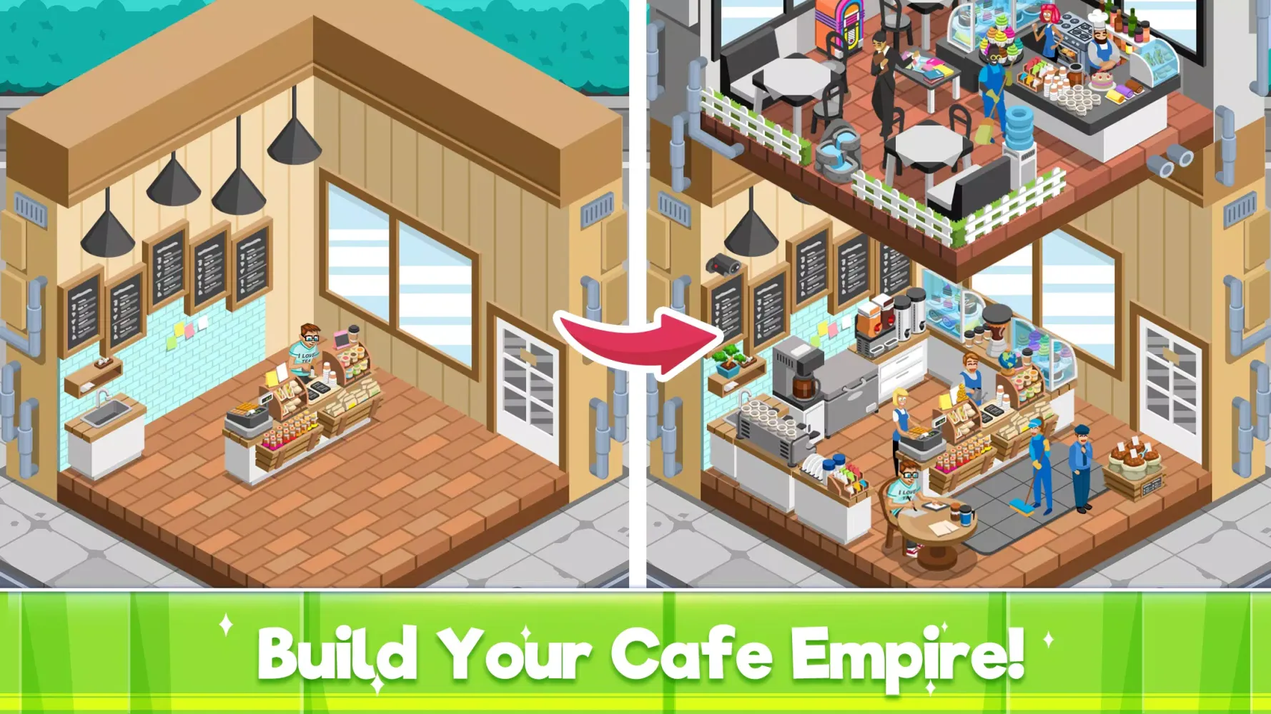 Idle Cafe Tycoon: Coffee Shop Screenshots