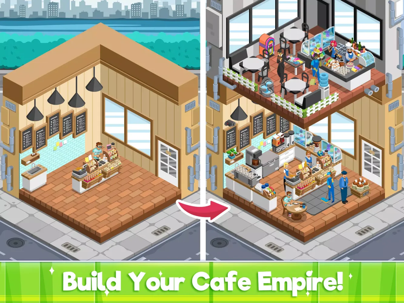 Idle Cafe Tycoon: Coffee Shop Screenshots