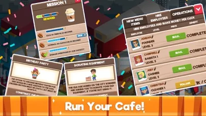 Captures d'écran de Cafe Tycoon: Idle Empire Story