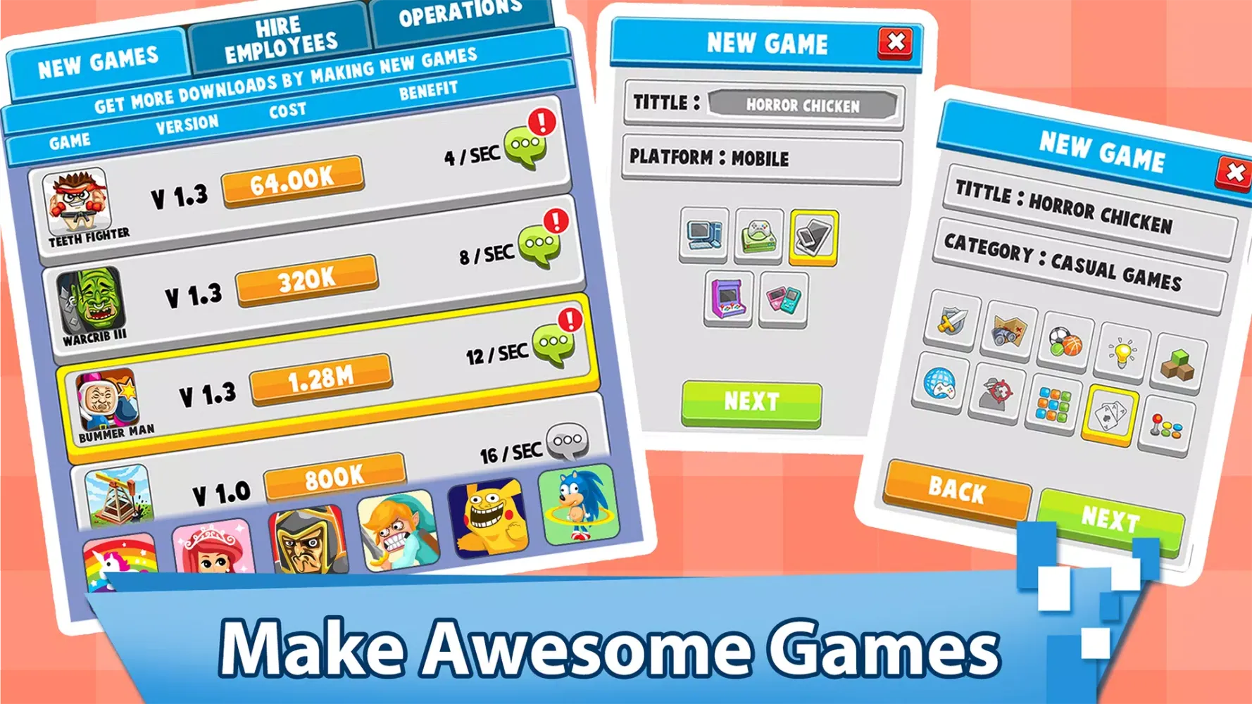 Video Game Tycoon 스크린샷