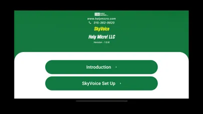 Tangkapan skrin SkyVoice Holy Micro