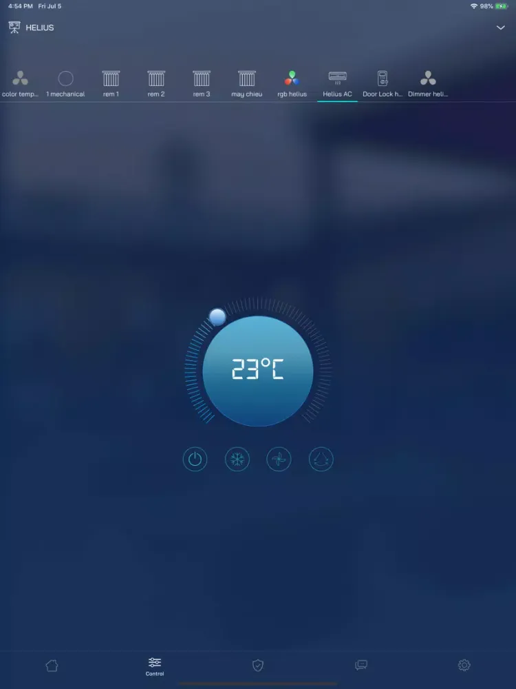 Tangkapan layar Homa Smart iPad 
