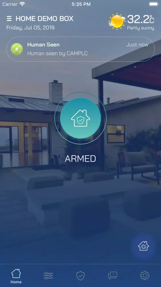 Tangkapan layar Homa Smart