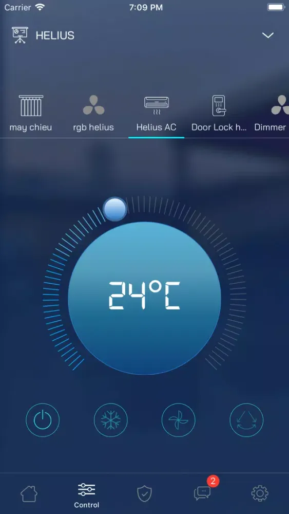 Tangkapan layar Homa Smart