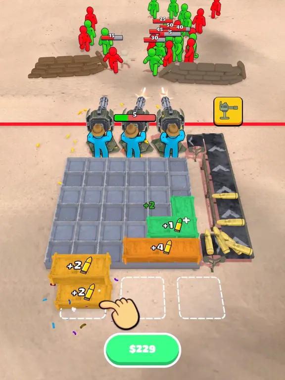 Capturas de pantalla de Ammo Fever: Tower Gun Defense iPad 