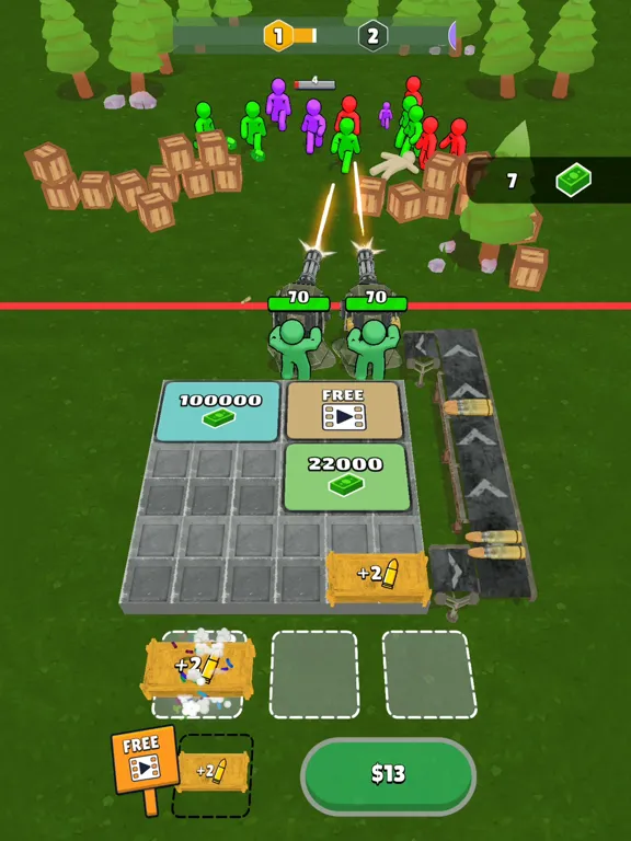Capturas de pantalla de Ammo Fever: Tower Gun Defense iPad 