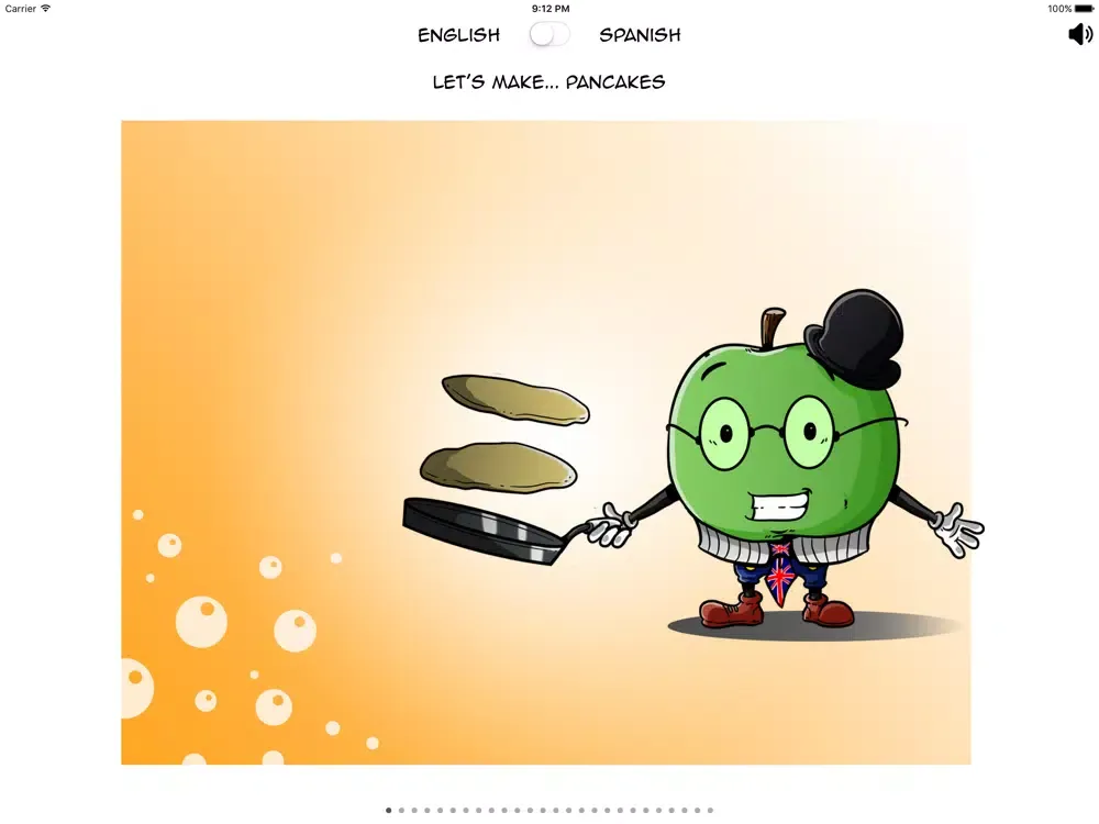 Arthur Apple : Let's Make PANCAKES/Hacemos Crepes iPad  Screenshots