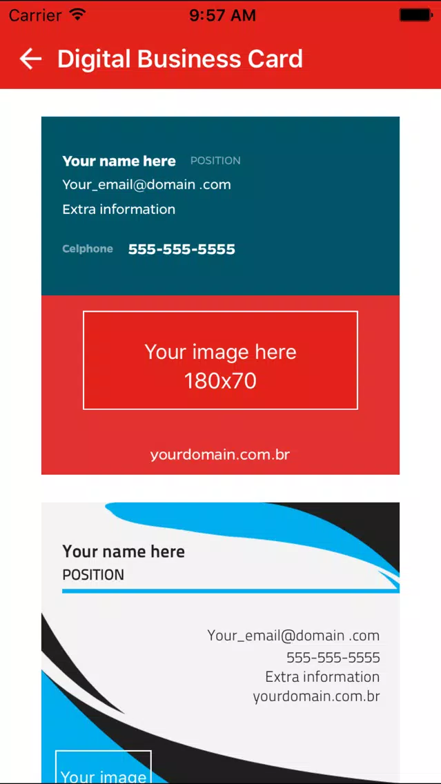 Digital Business Card应用截图