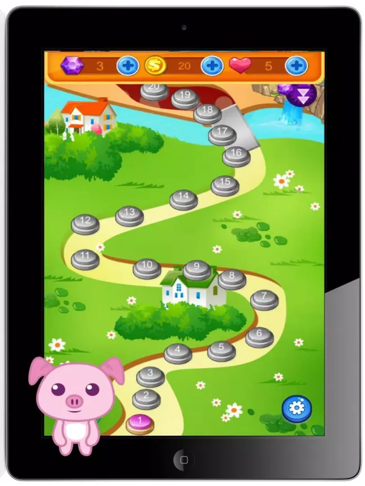 Ảnh chụp màn hình của Flying Squirrel Bubbler : Shooty Skies Kids Games iPad 