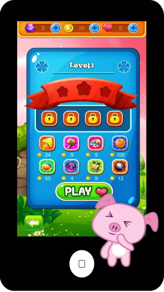 Ảnh chụp màn hình của Flying Squirrel Bubbler : Shooty Skies Kids Games