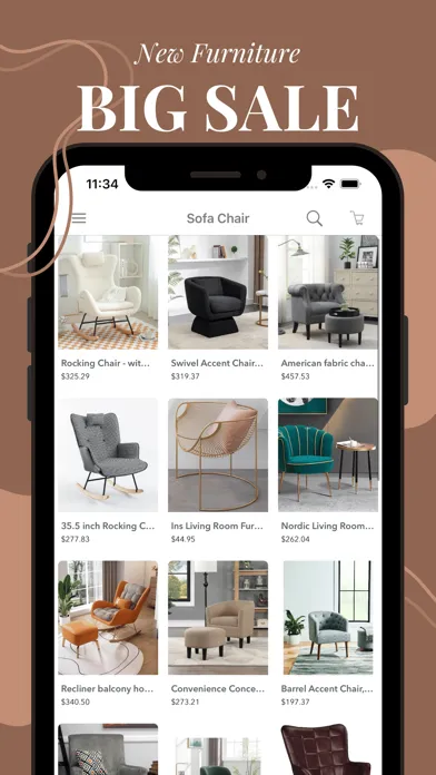 Capturas de tela do Best Furniture Shopping Online