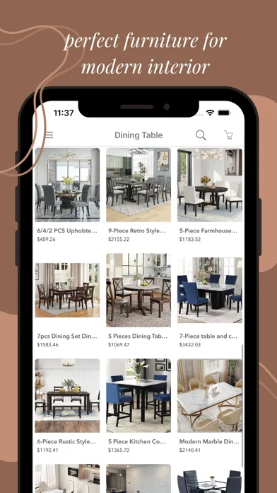 Capturas de tela do Best Furniture Shopping Online