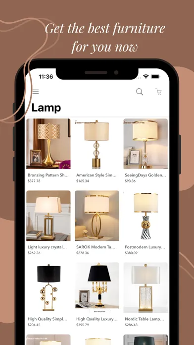 Capturas de tela do Best Furniture Shopping Online