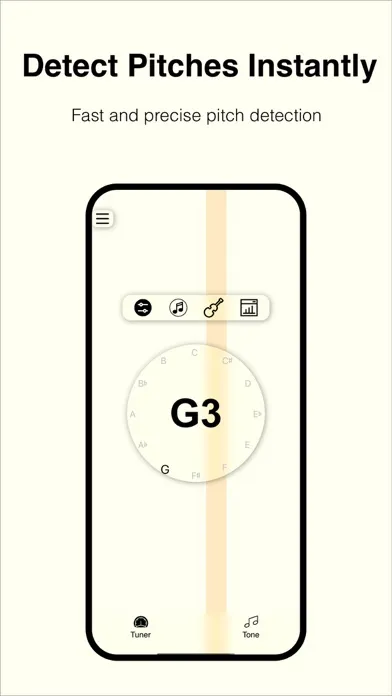 qTuner - Pitch Tuning Tool應用截圖