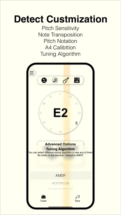qTuner - Pitch Tuning Tool應用截圖