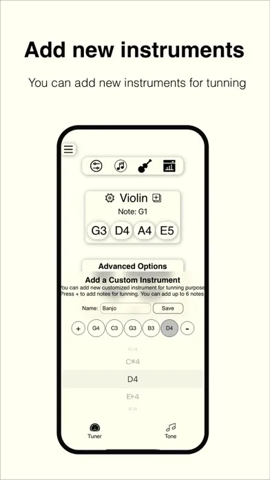 qTuner - Pitch Tuning Tool應用截圖