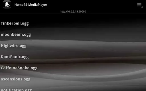 ภาพหน้าจอของ Home24 MediaPlayer