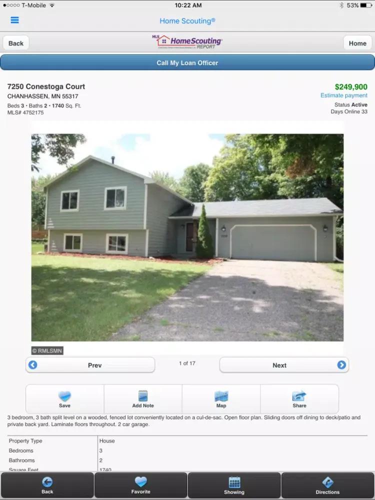 Home Scouting iPad  سکرین شاٹس